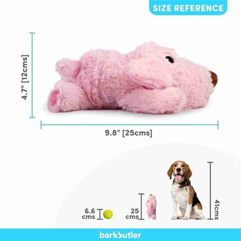 Barkbutler Daisy The Dog Plush, Dog Toy with Squeaker