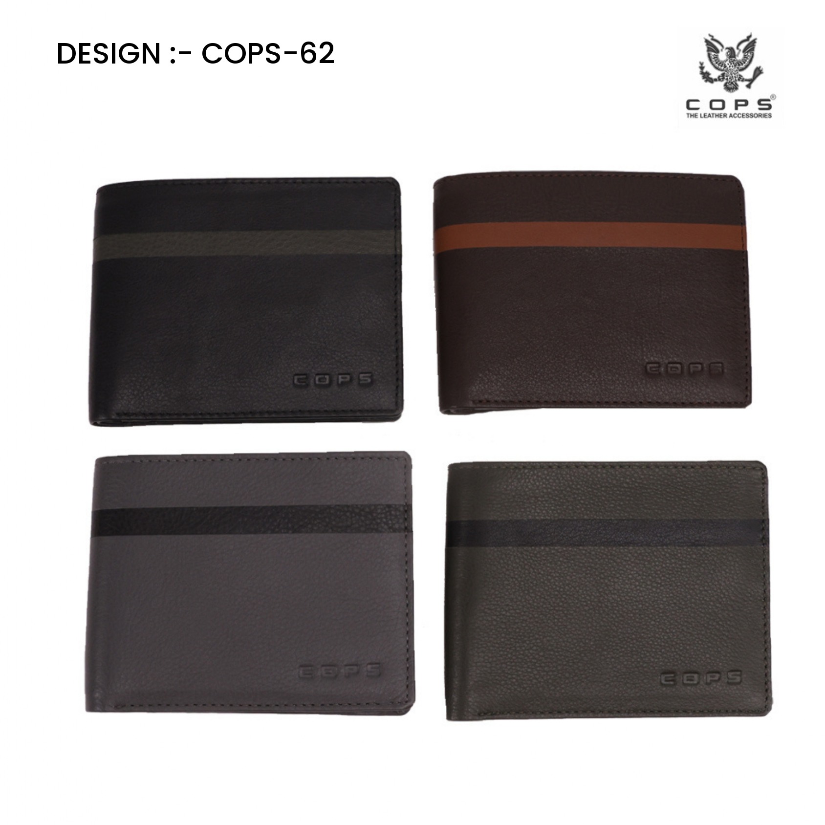 Men’s  Luxury Defined -  Leather Wallet by Cops
