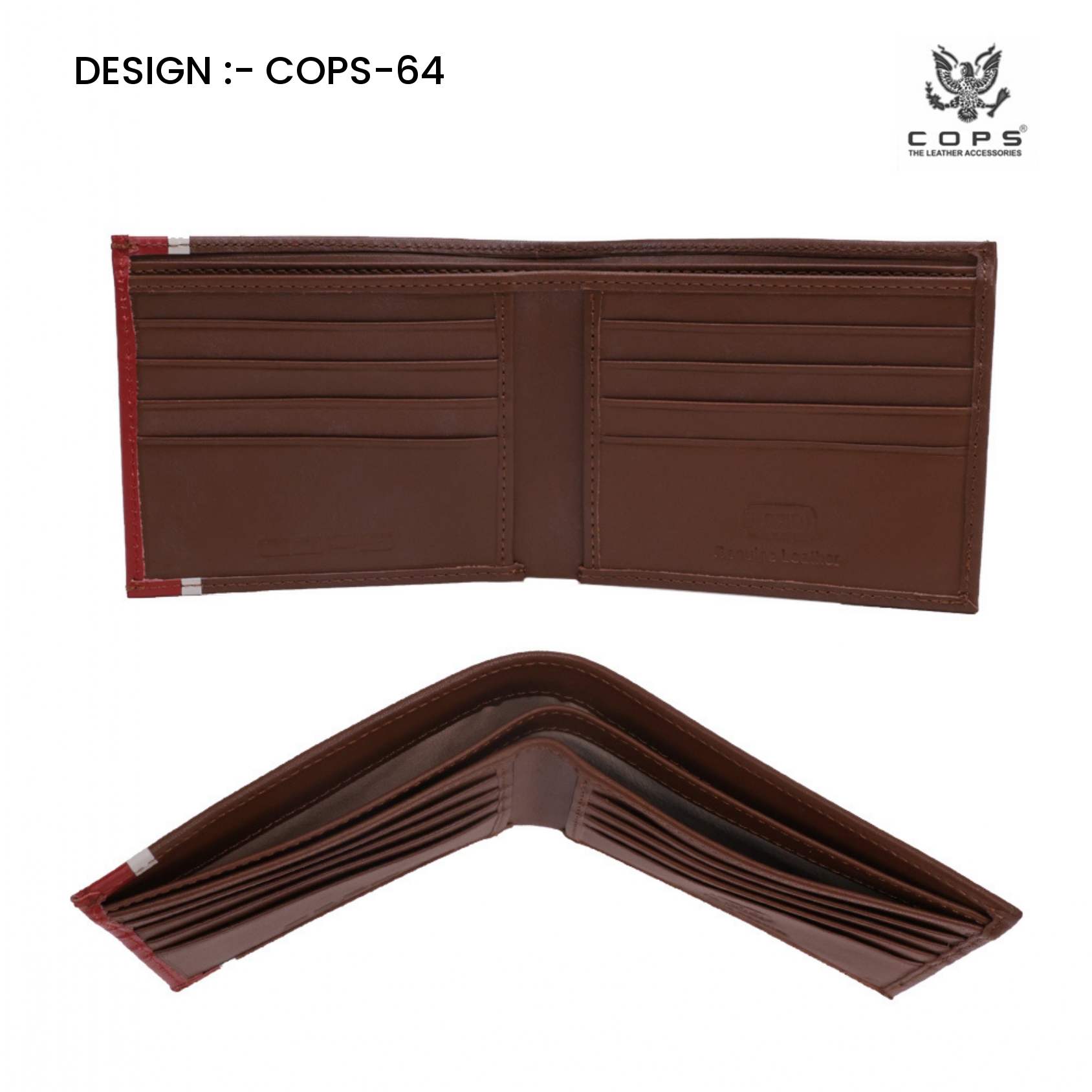 Men’s  Luxury Defined -  Leather Wallet by Cops