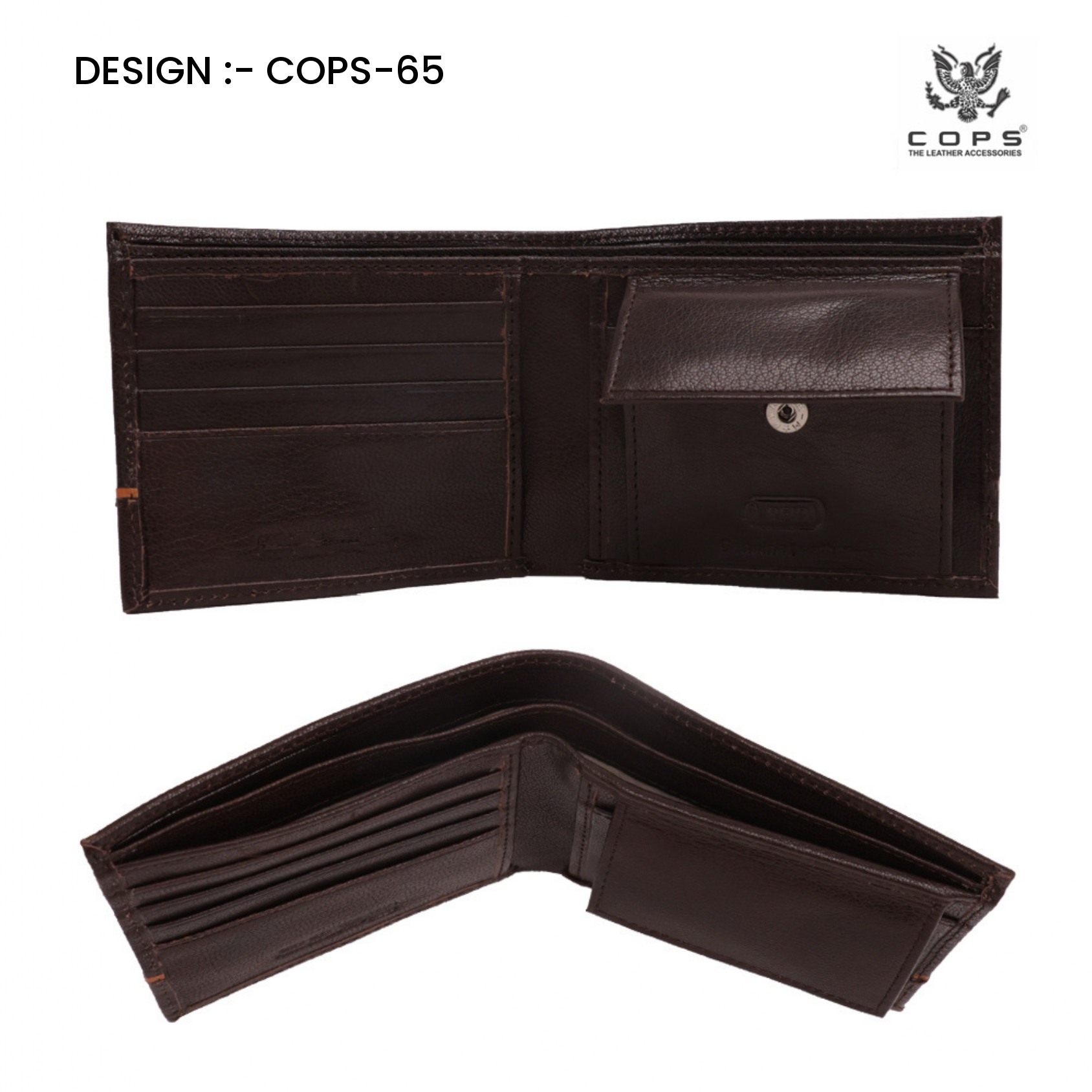 Men’s  Luxury Defined -  Leather Wallet by Cops
