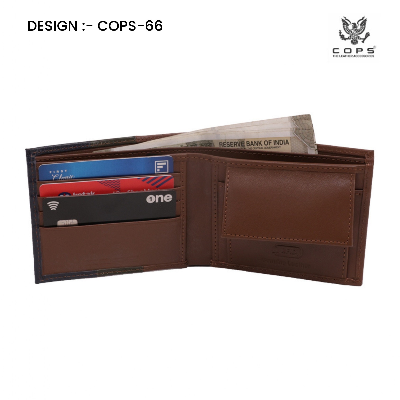 Men's Elite Edition-  Leather Wallet by Cops