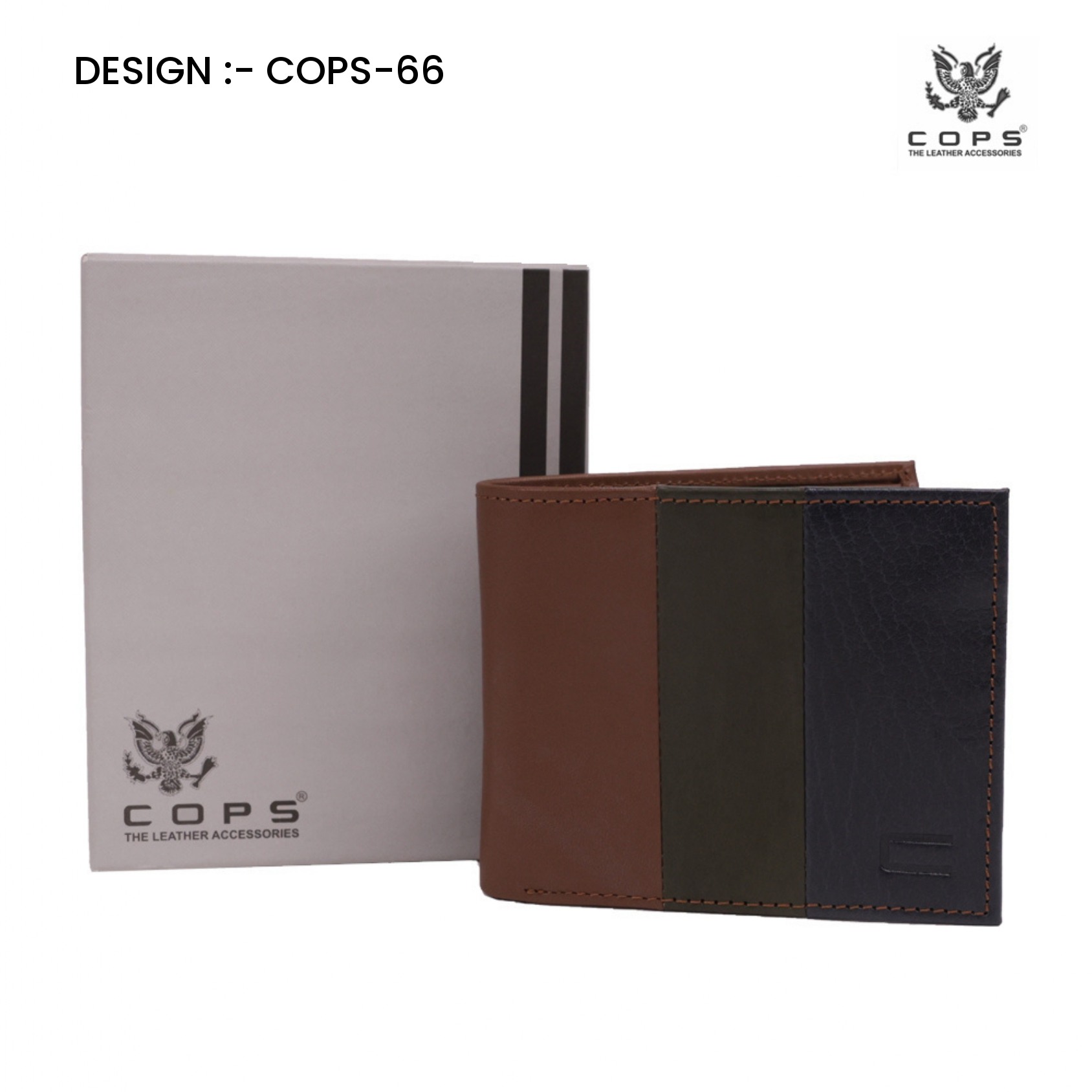 Men's Elite Edition-  Leather Wallet by Cops
