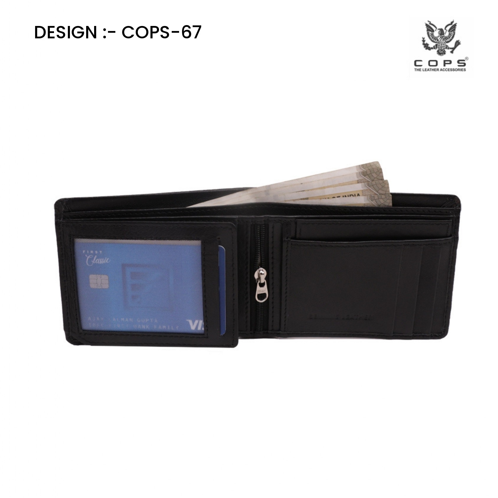 Men’s  Premium Touch Legacy Wallets - Leather Wallet by Cops