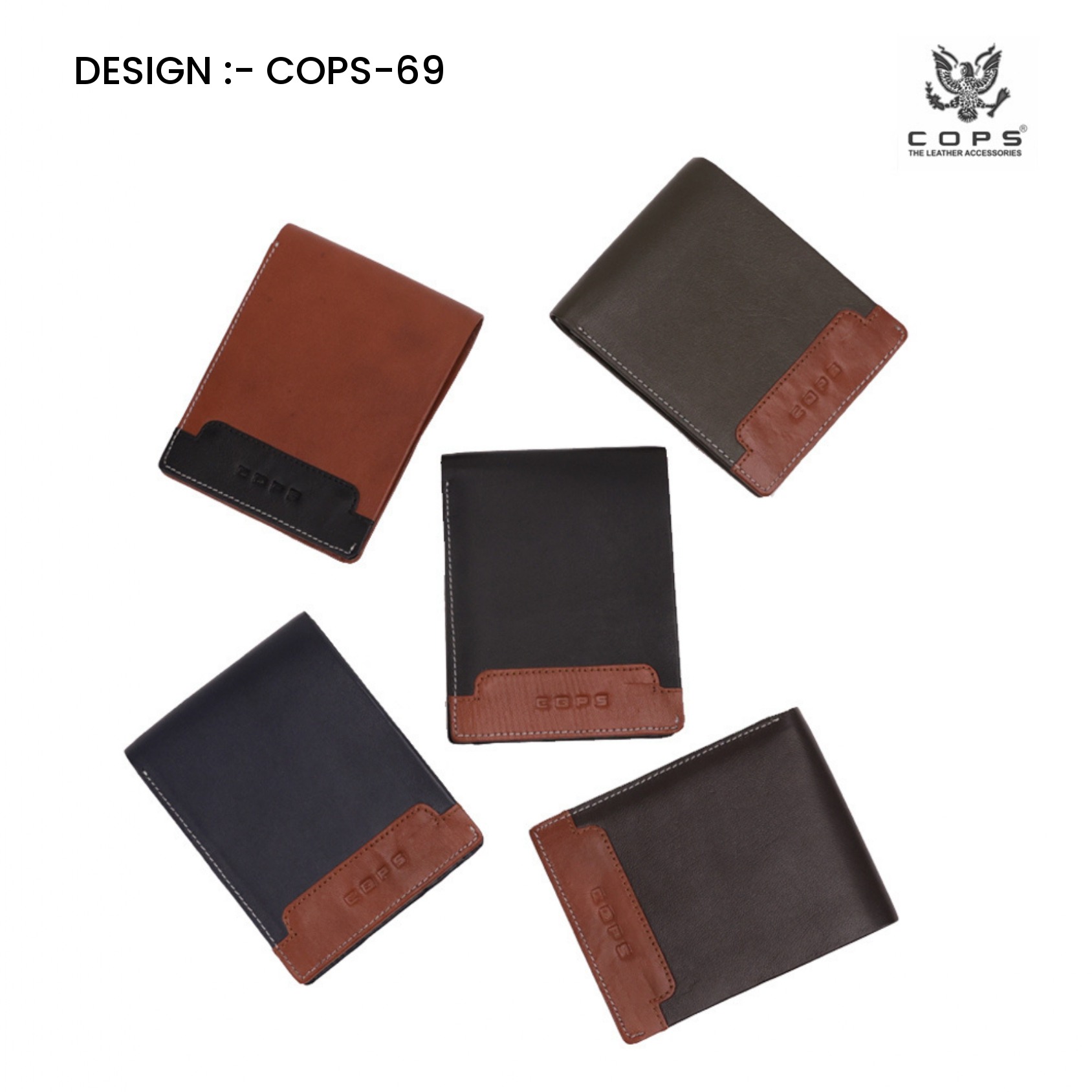 Men’s  Premium Touch Legacy Wallets - Leather Wallet by Cops