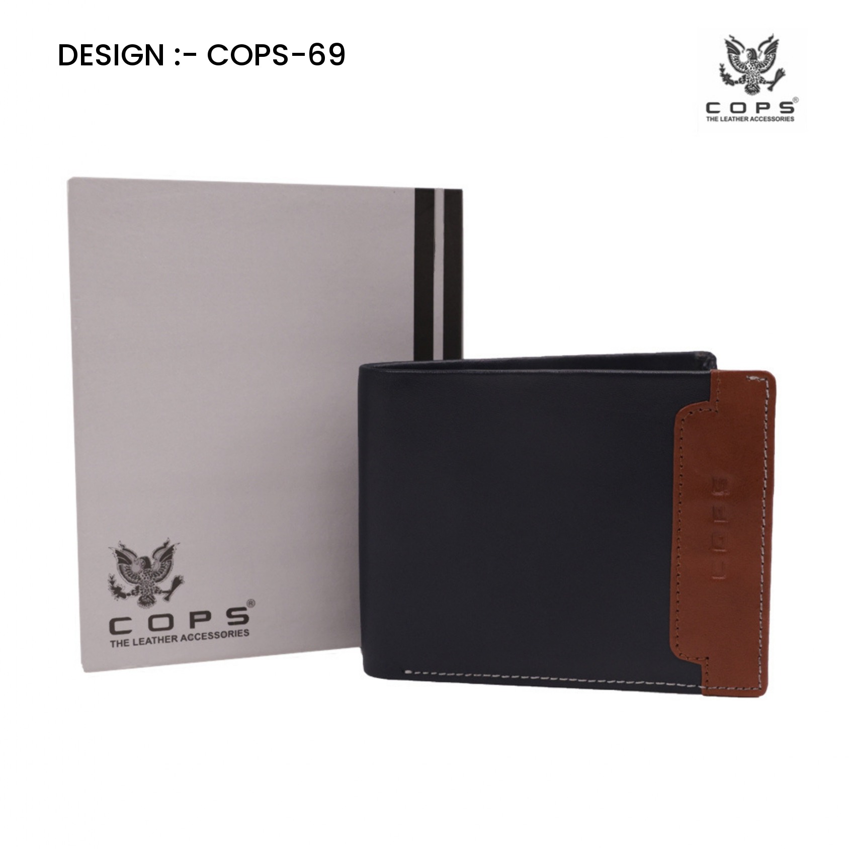Men’s  Premium Touch Legacy Wallets - Leather Wallet by Cops
