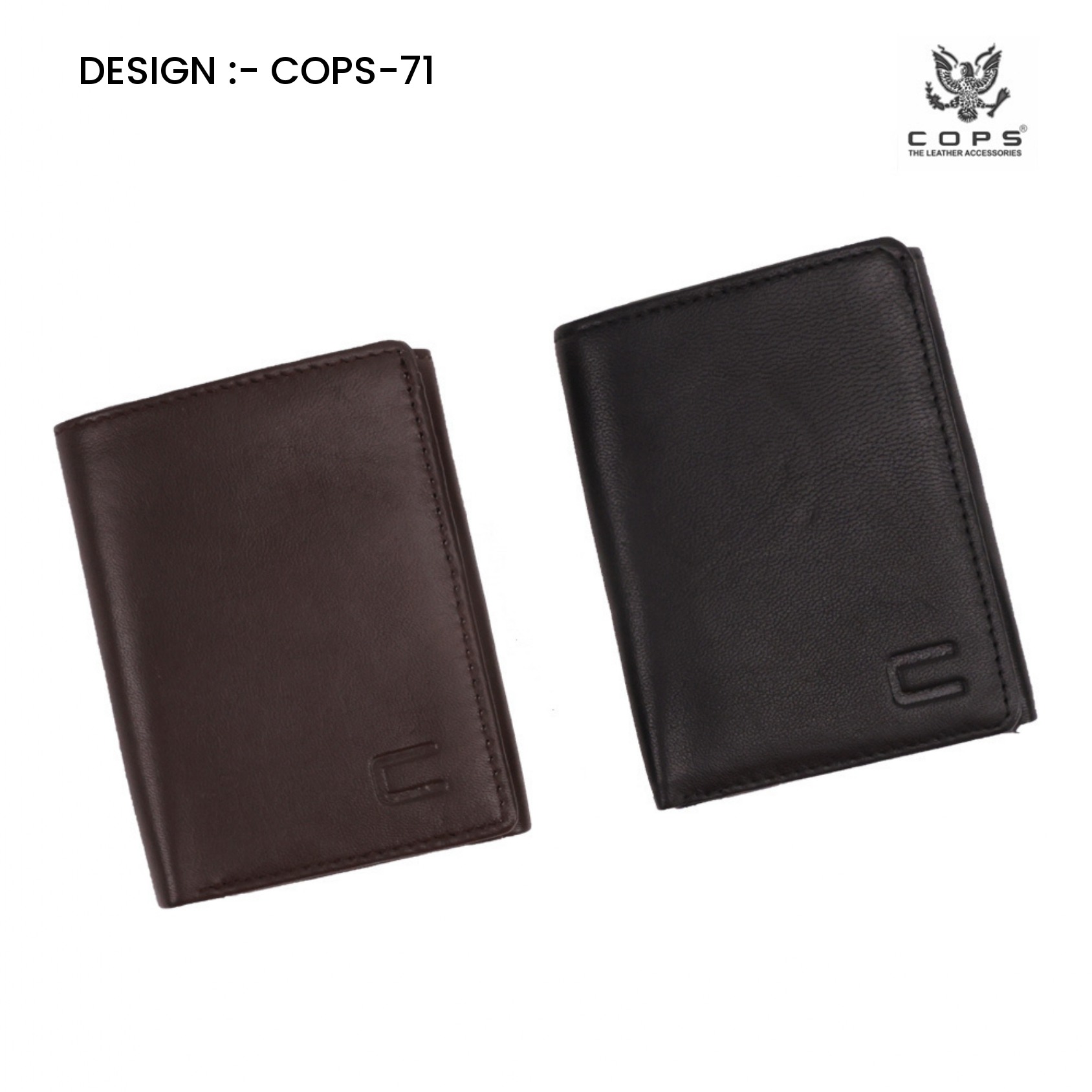 Men's Elite Edition-  Leather Wallet by Cops