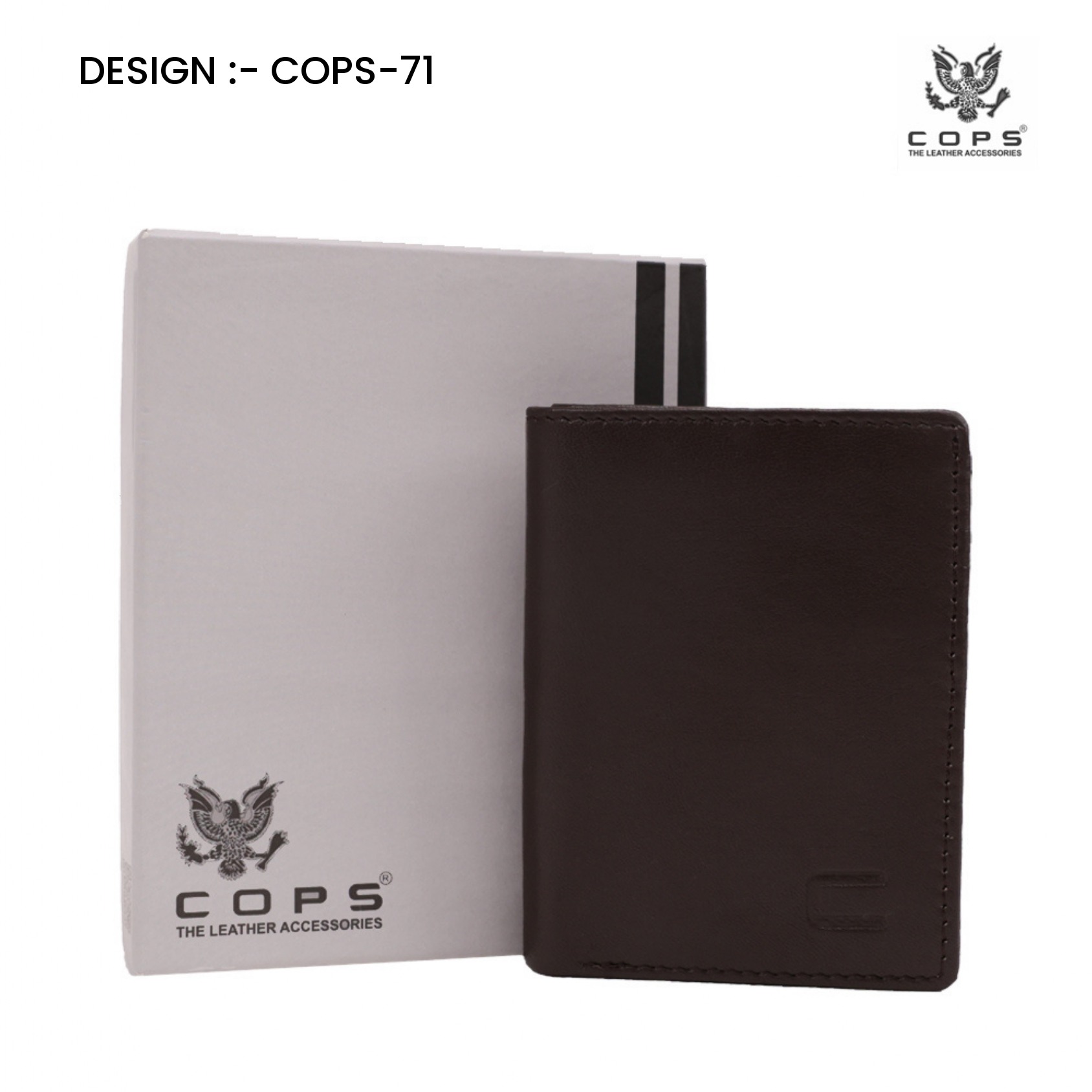 Men's Elite Edition-  Leather Wallet by Cops