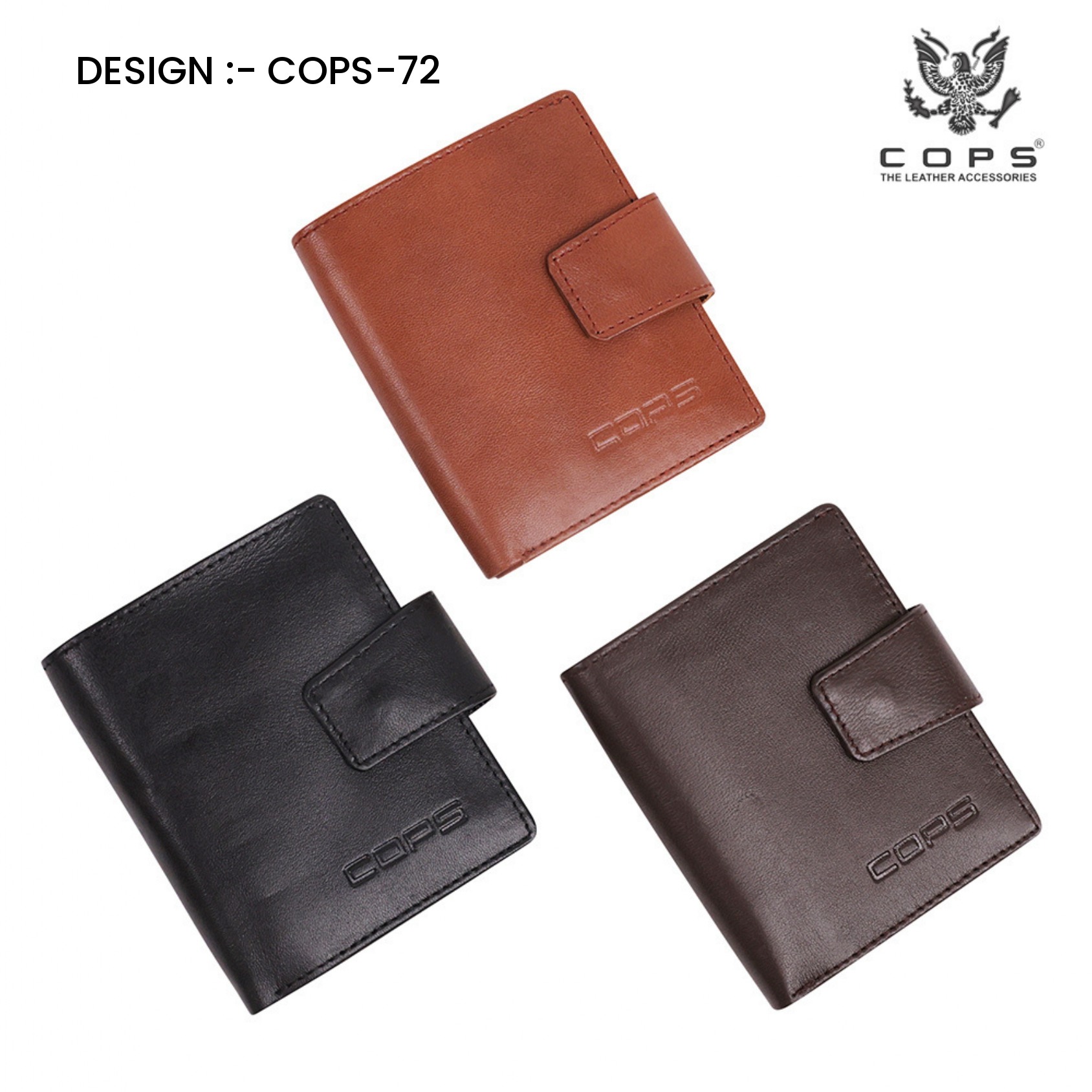 Men's Elite Edition-  Leather Wallet by Cops