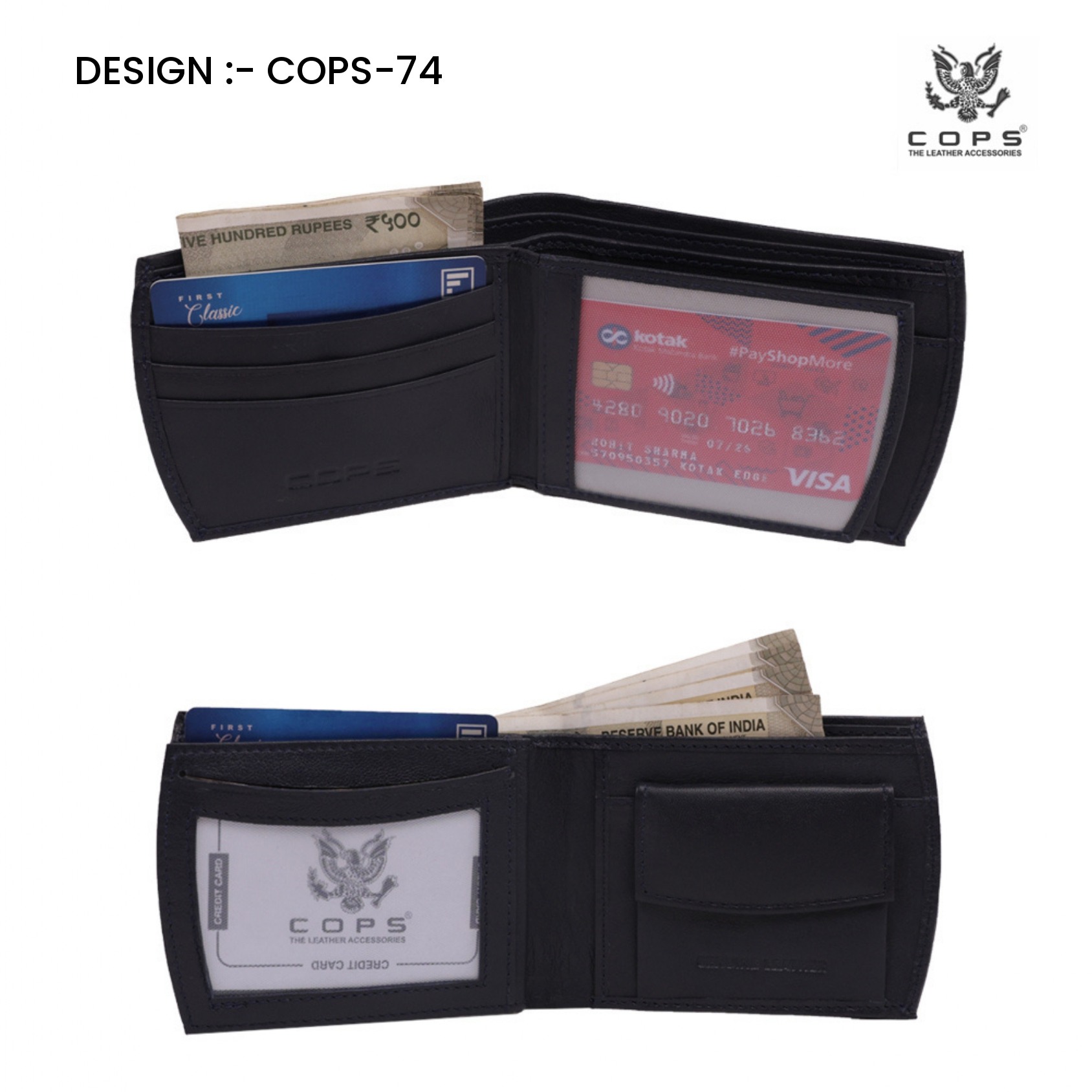 Men’s  Luxury Defined -  Leather Wallet by Cops