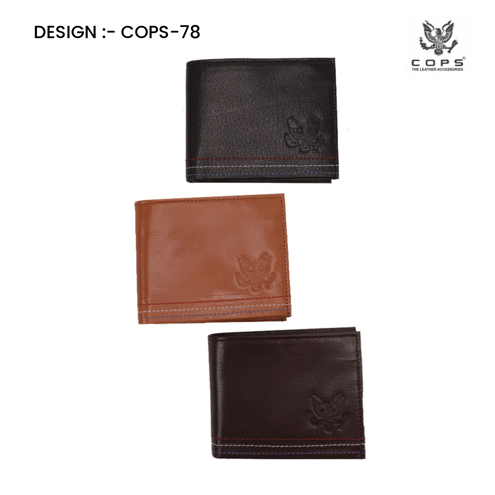 Men's Elite Edition-  Leather Wallet by Cops