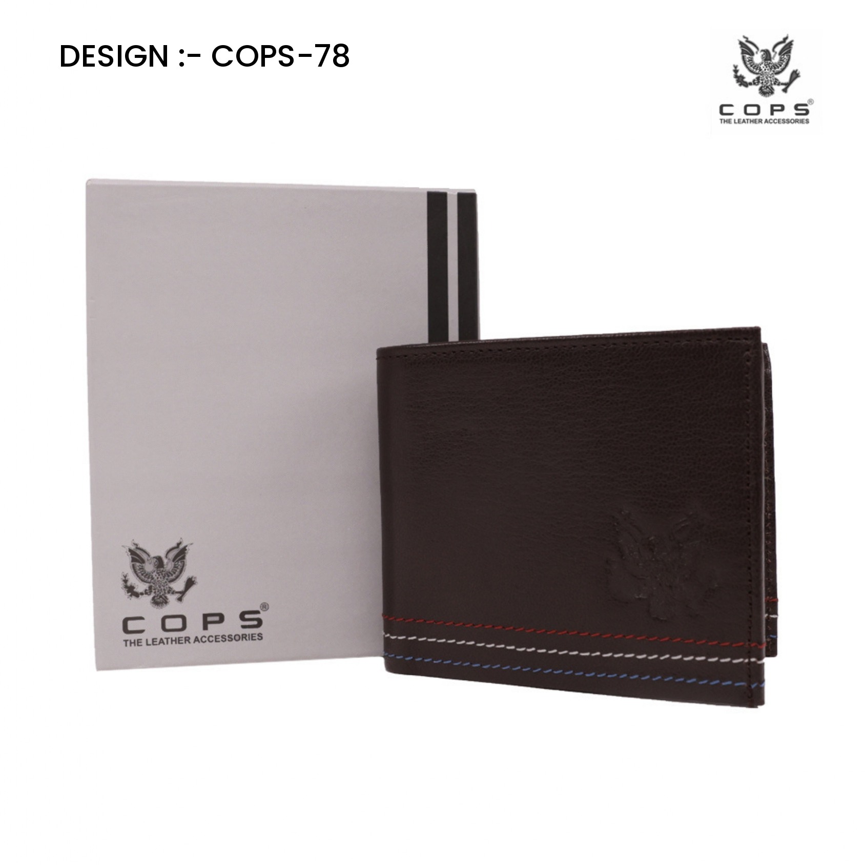 Men's Elite Edition-  Leather Wallet by Cops