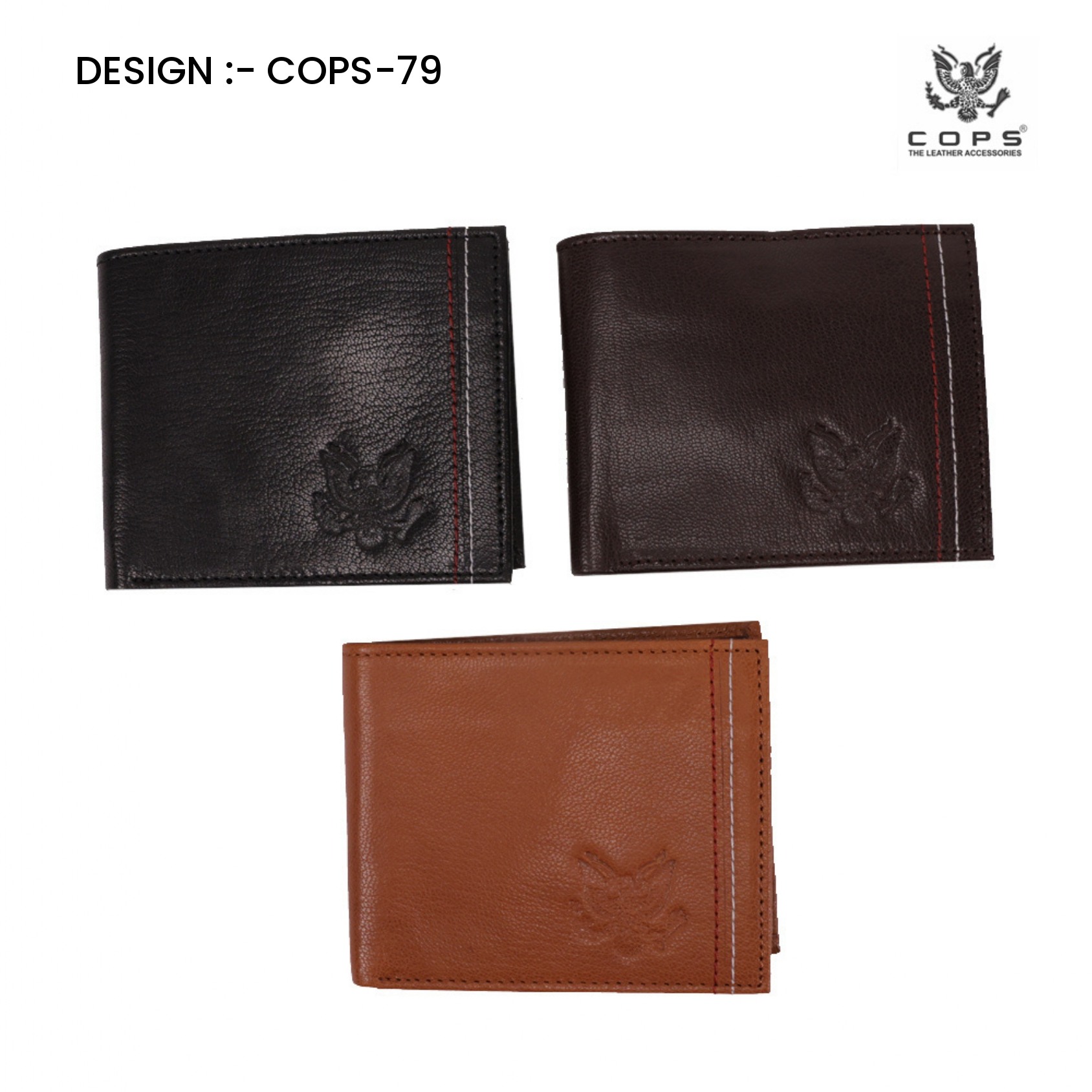 Men's Elite Edition-  Leather Wallet by Cops