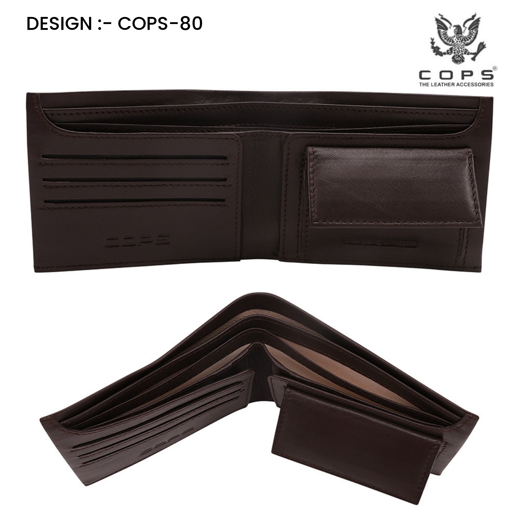 Men’s  Premium Touch Legacy Wallets - Leather Wallet by Cops