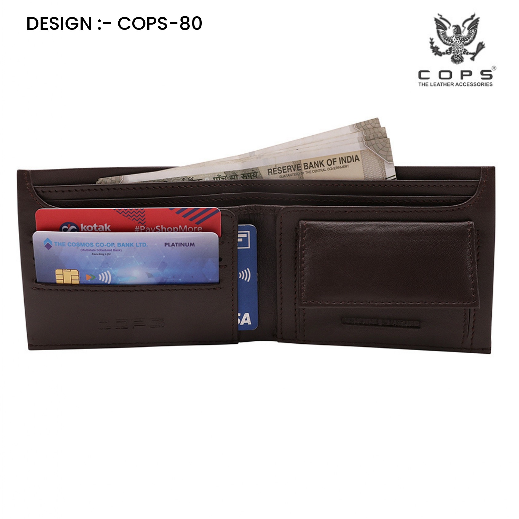 Men’s  Premium Touch Legacy Wallets - Leather Wallet by Cops