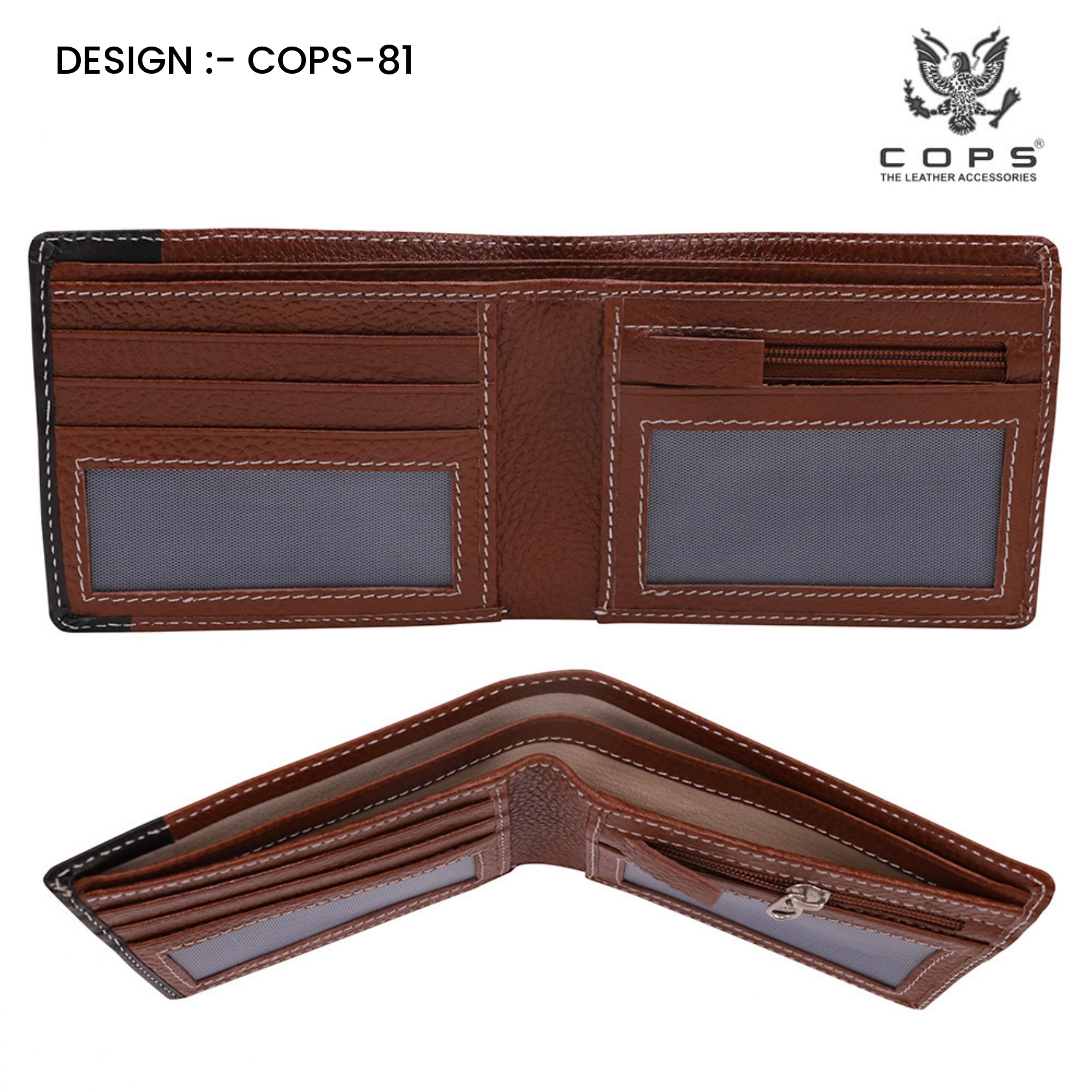 Men’s  Premium Touch Legacy Wallets - Leather Wallet by Cops