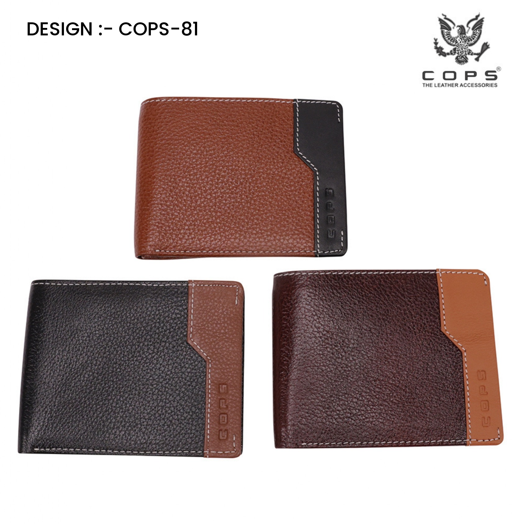 Men’s  Premium Touch Legacy Wallets - Leather Wallet by Cops