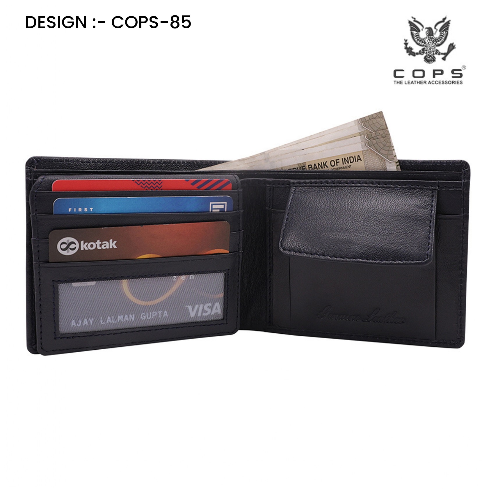 Men’s  Luxury Defined -  Leather Wallet by Cops