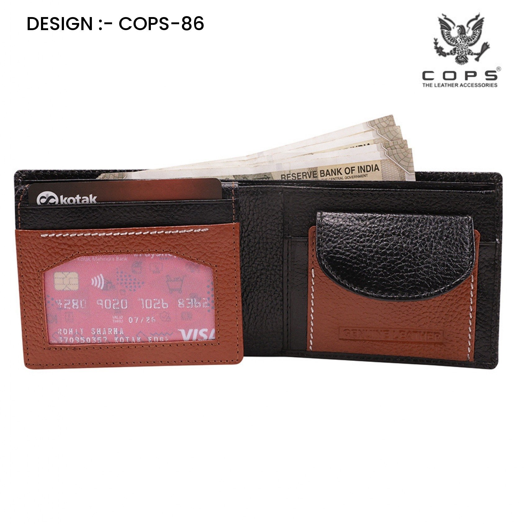 Men’s  Premium Touch Legacy Wallets - Leather Wallet by Cops
