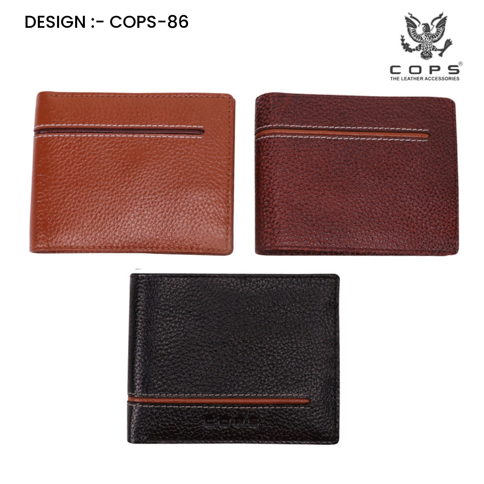 Men’s  Premium Touch Legacy Wallets - Leather Wallet by Cops