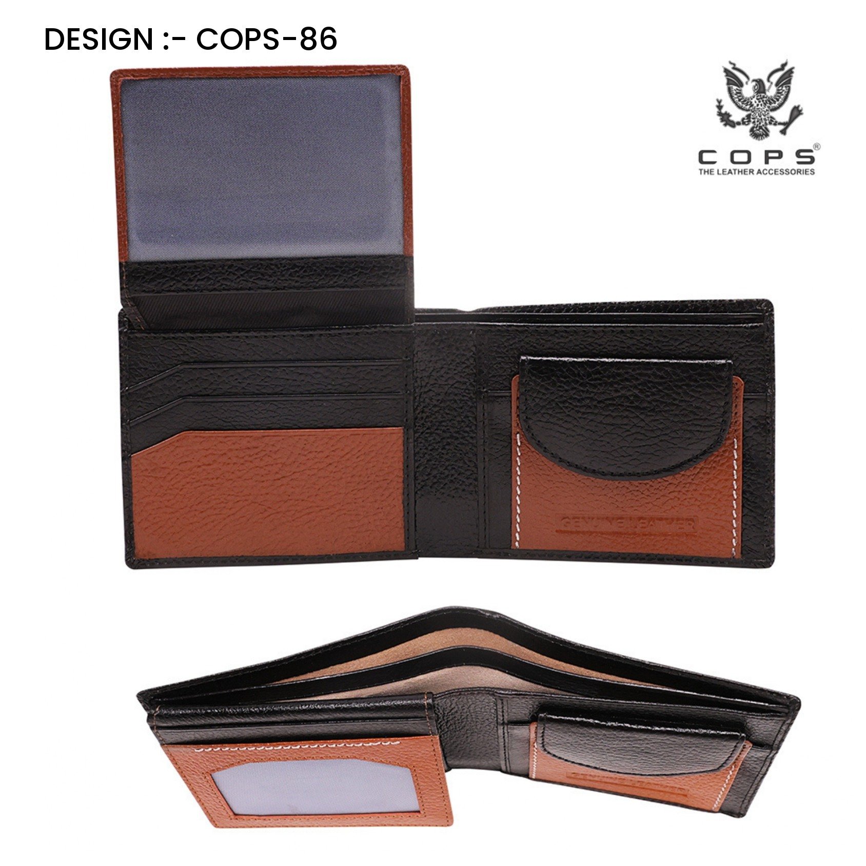 Men’s  Premium Touch Legacy Wallets - Leather Wallet by Cops