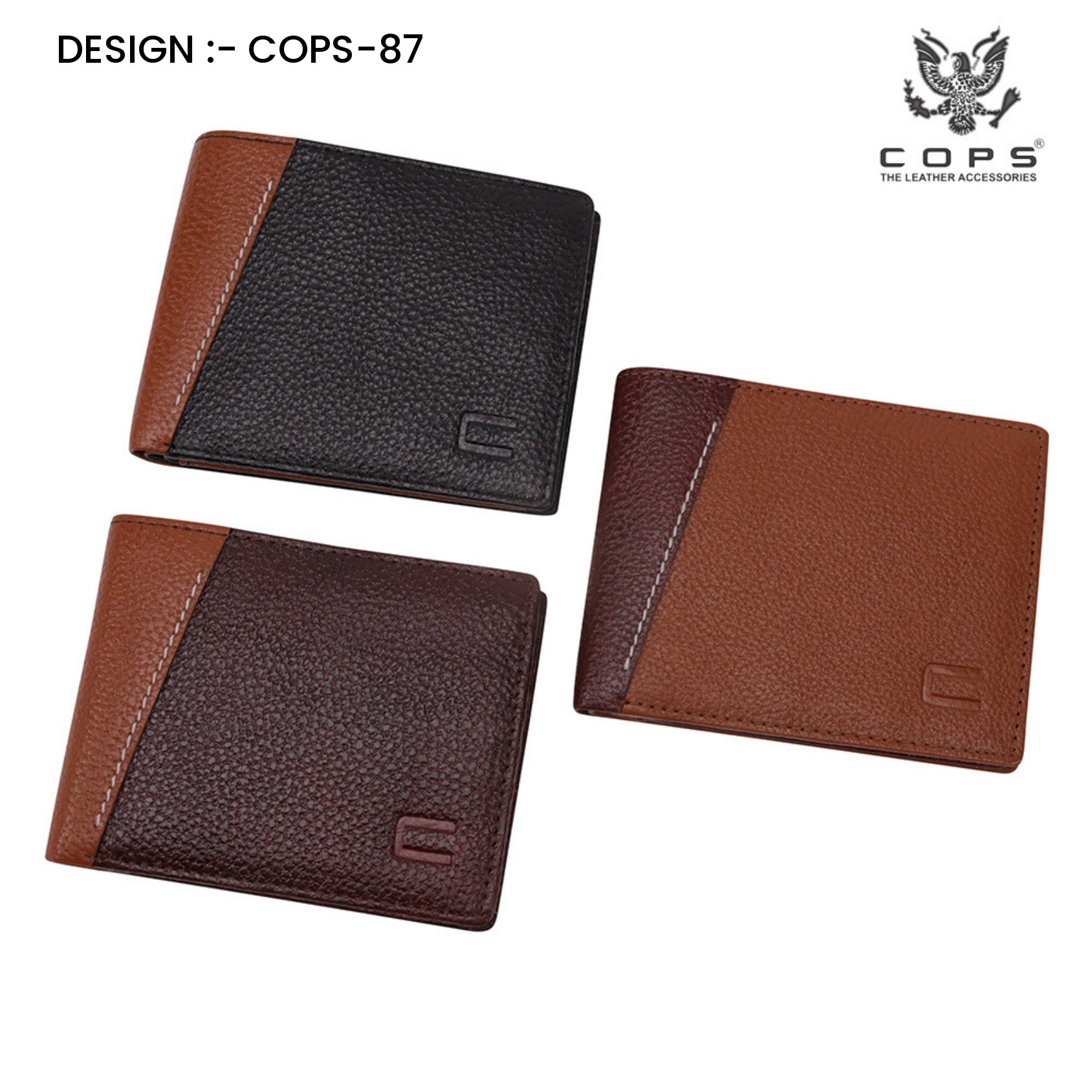 Men’s  Premium Touch Legacy Wallets - Leather Wallet by Cops