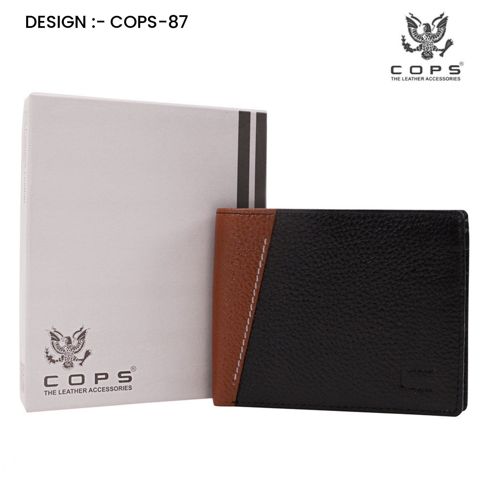 Men’s  Premium Touch Legacy Wallets - Leather Wallet by Cops