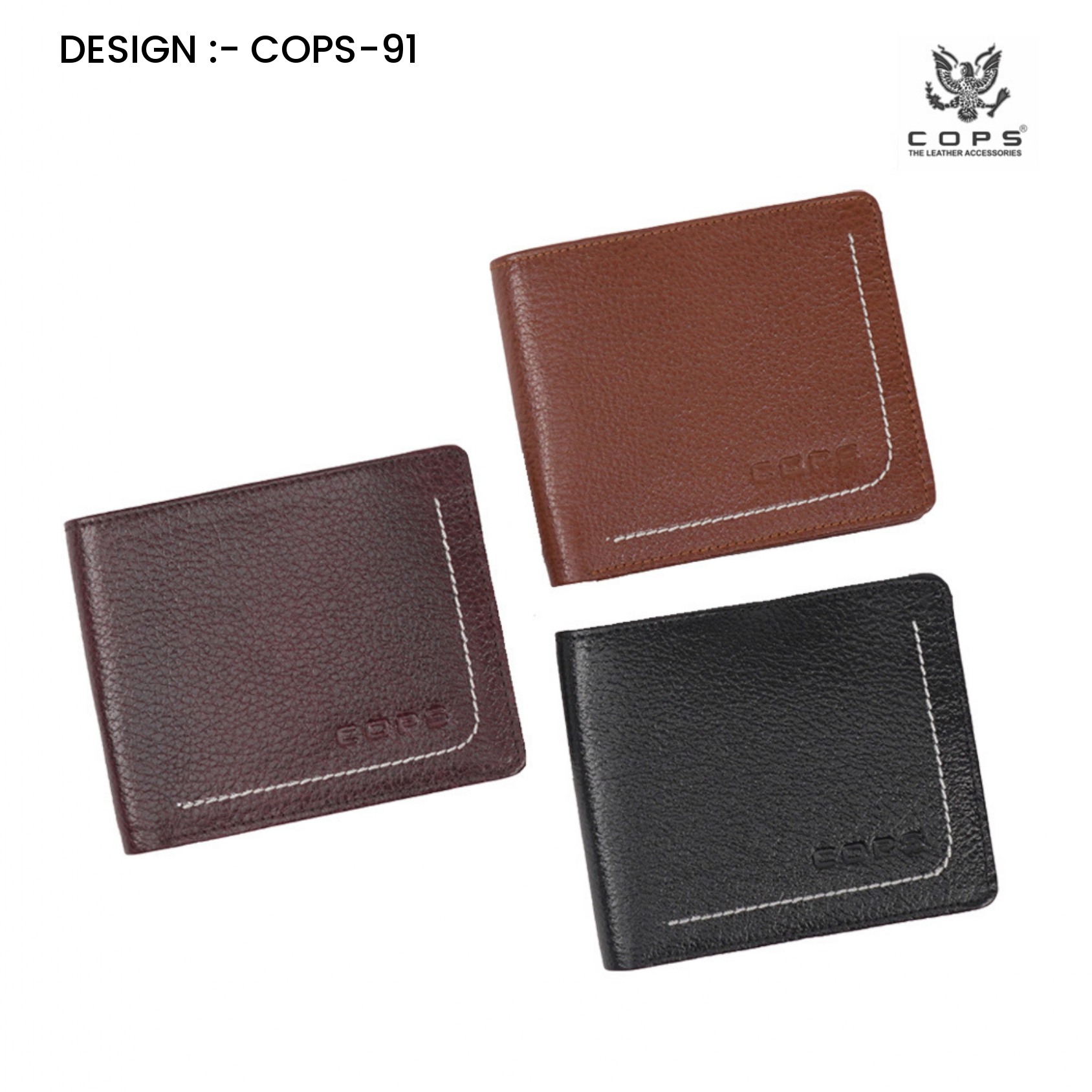 Men’s  Premium Touch Legacy Wallets - Leather Wallet by Cops