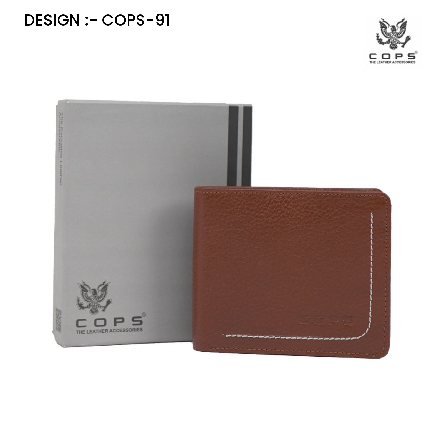 Men’s  Premium Touch Legacy Wallets - Leather Wallet by Cops