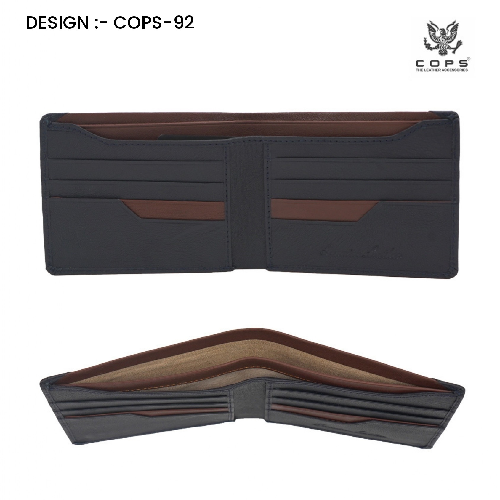 Men’s  Luxury Defined -  Leather Wallet by Cops