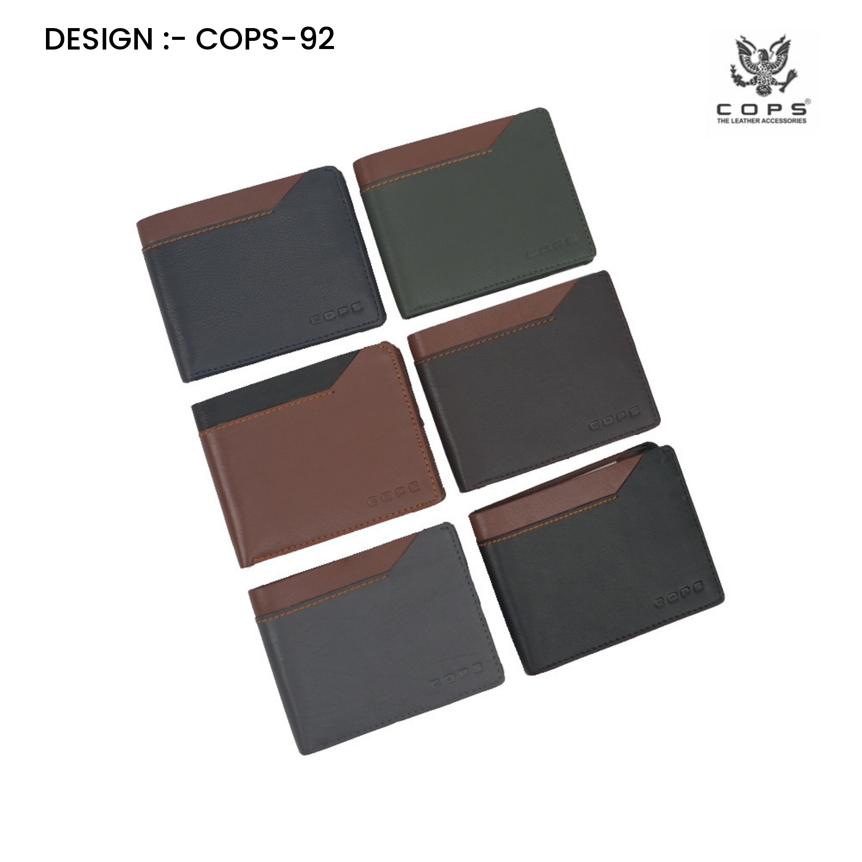 Men’s  Luxury Defined -  Leather Wallet by Cops