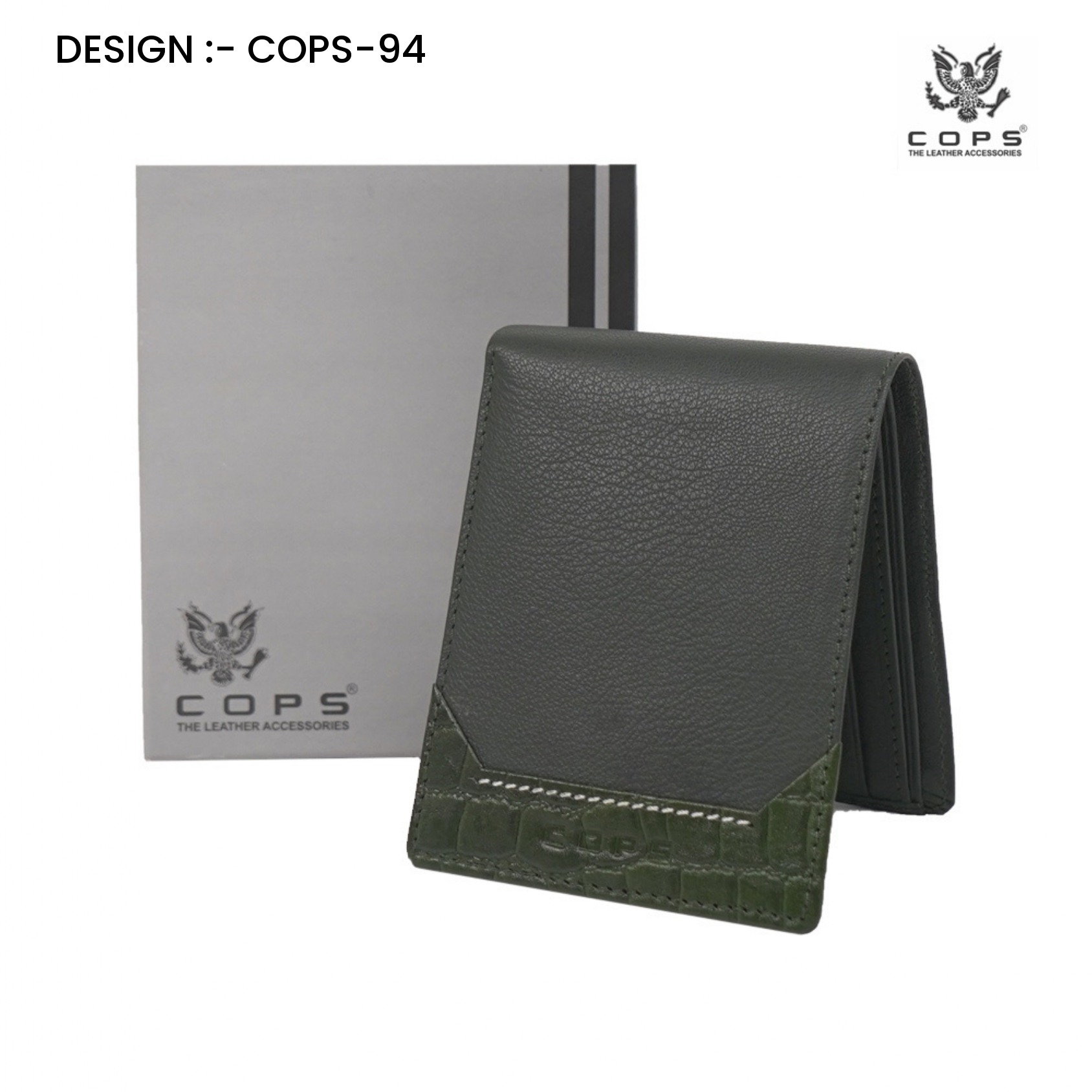 Men’s  Luxury Defined -  Leather Wallet by Cops