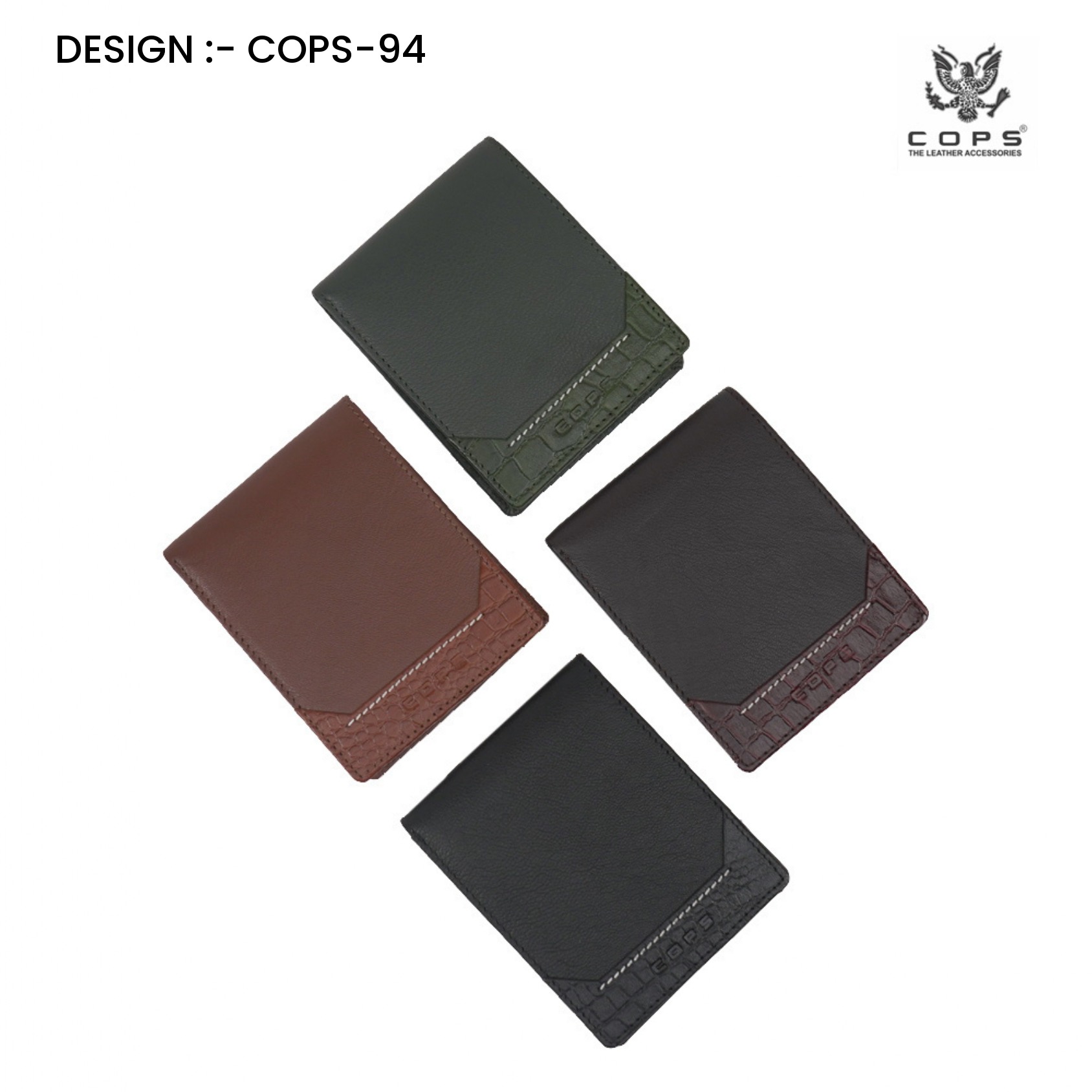 Men’s  Luxury Defined -  Leather Wallet by Cops