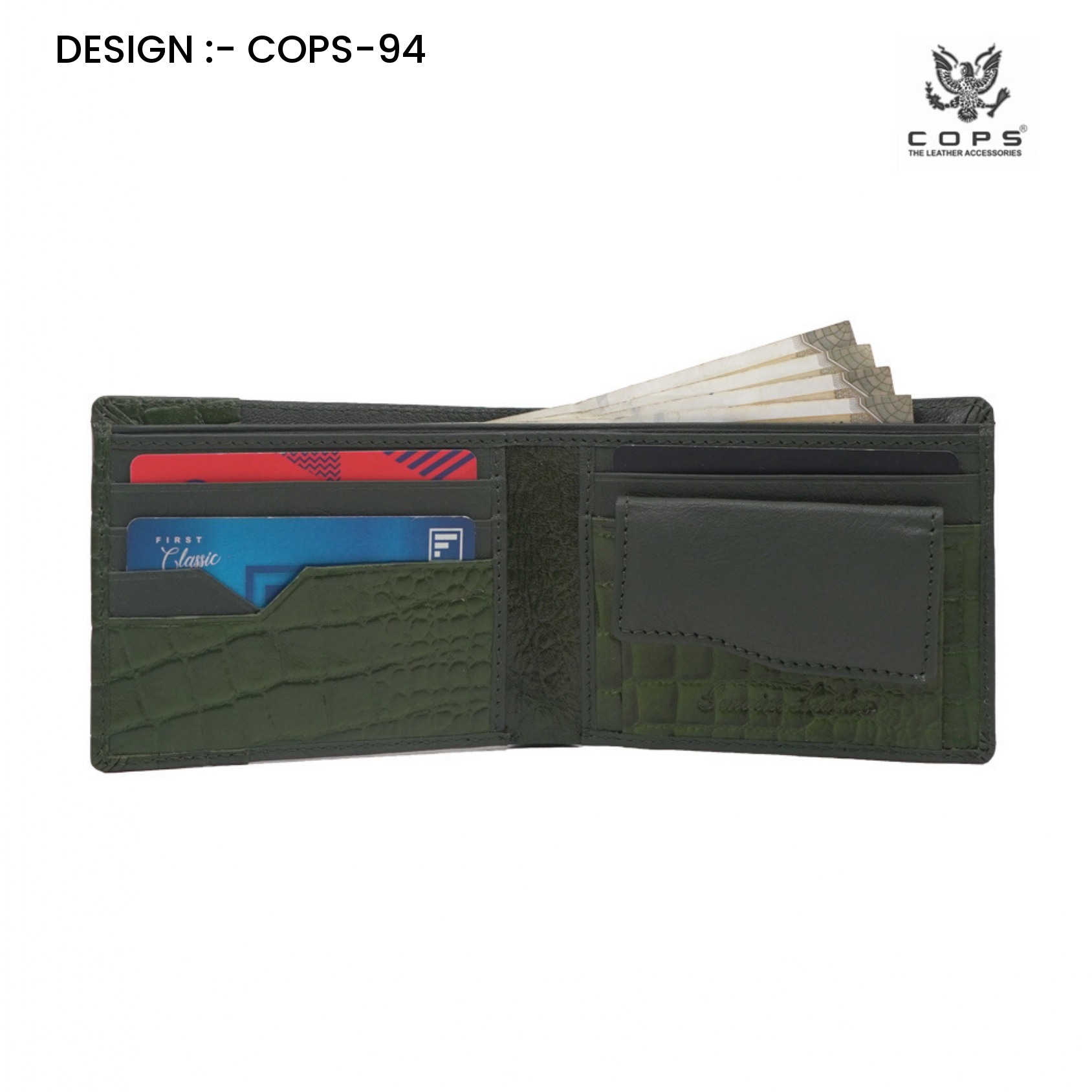 Men’s  Luxury Defined -  Leather Wallet by Cops