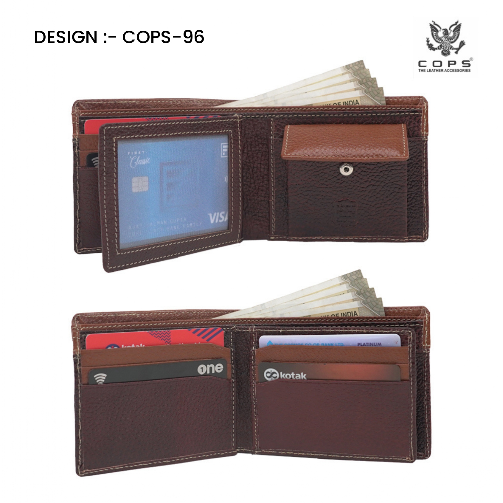 Men’s  Luxury Defined -  Leather Wallet by Cops