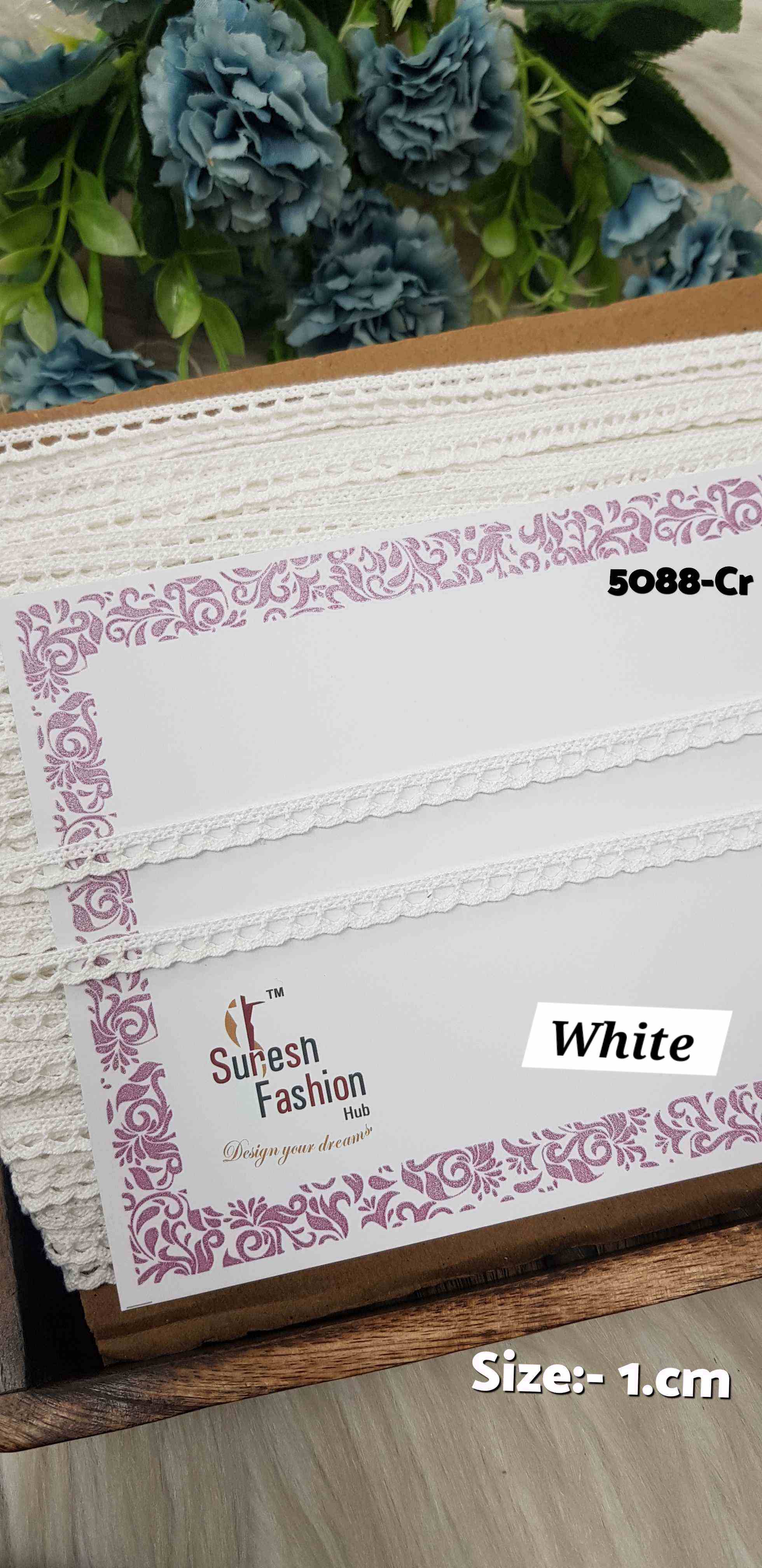 Pure White Crosio Lace