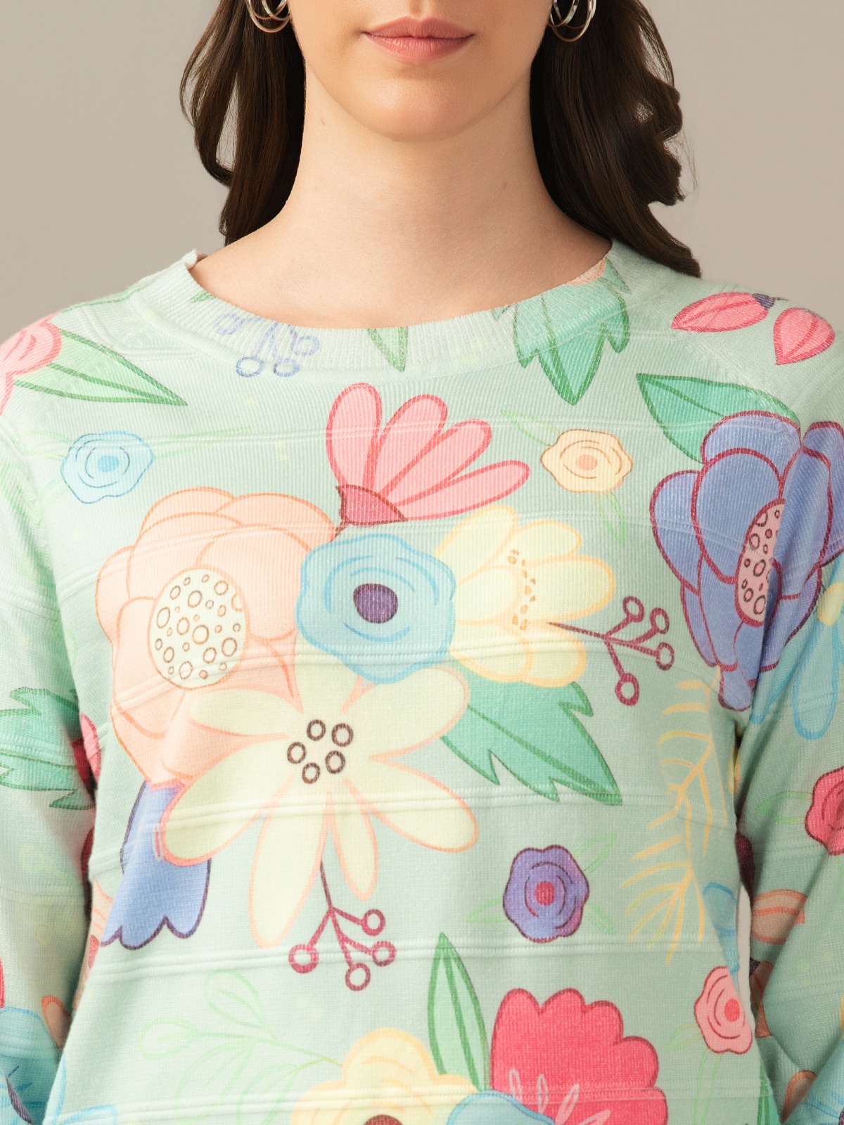 ALBION PREMIUM LADIES GREEN SWEATSHIRT