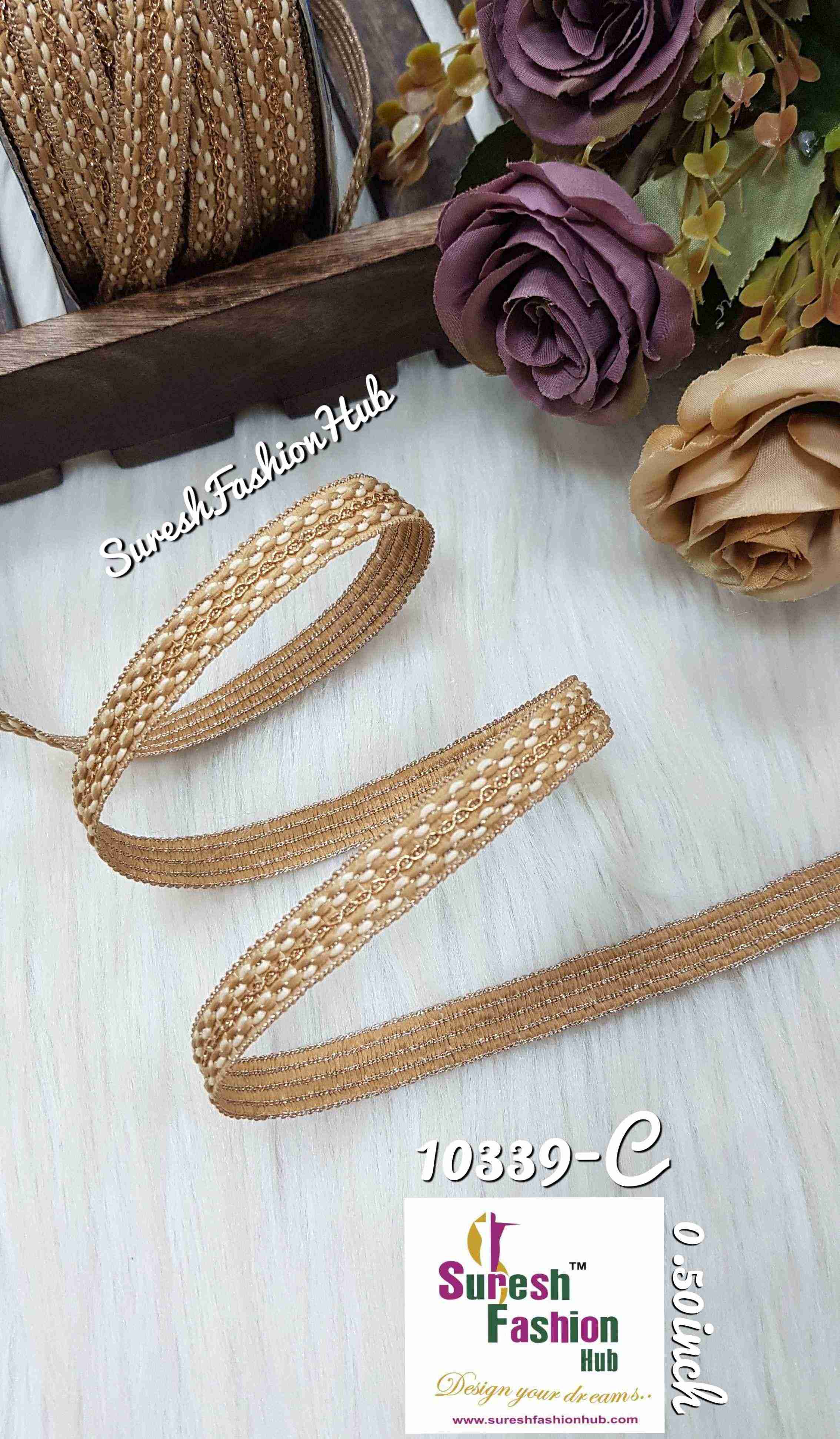 Golden Elegance Zari Laces
