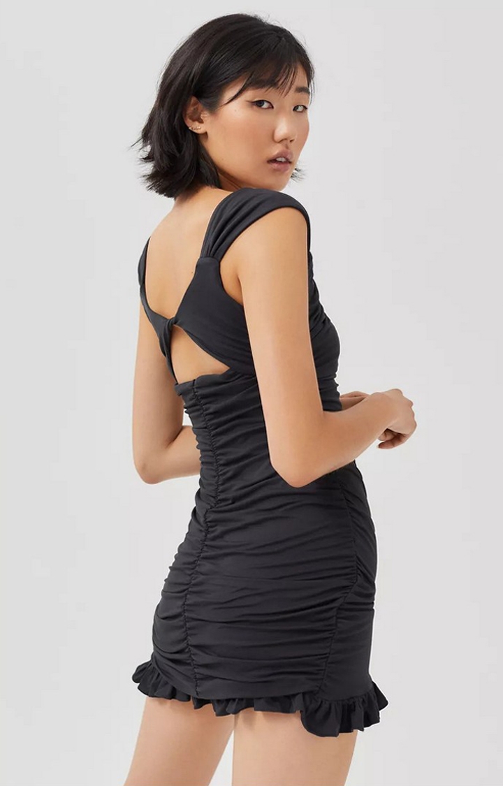 Women's Black Lymio Short Dress