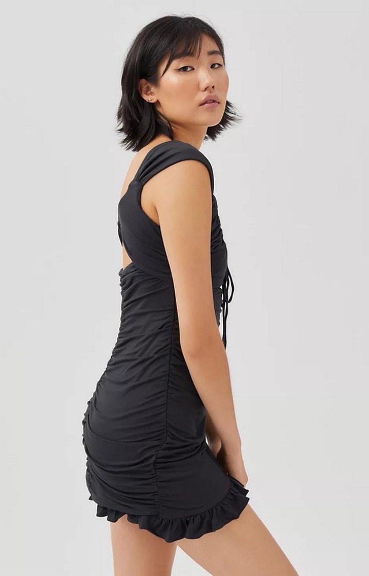 Women's Black Lymio Short Dress