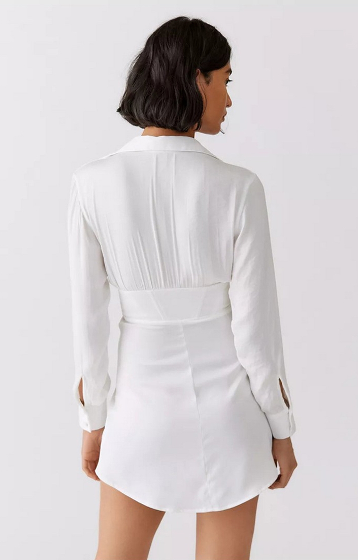 Women's White Mini Dress