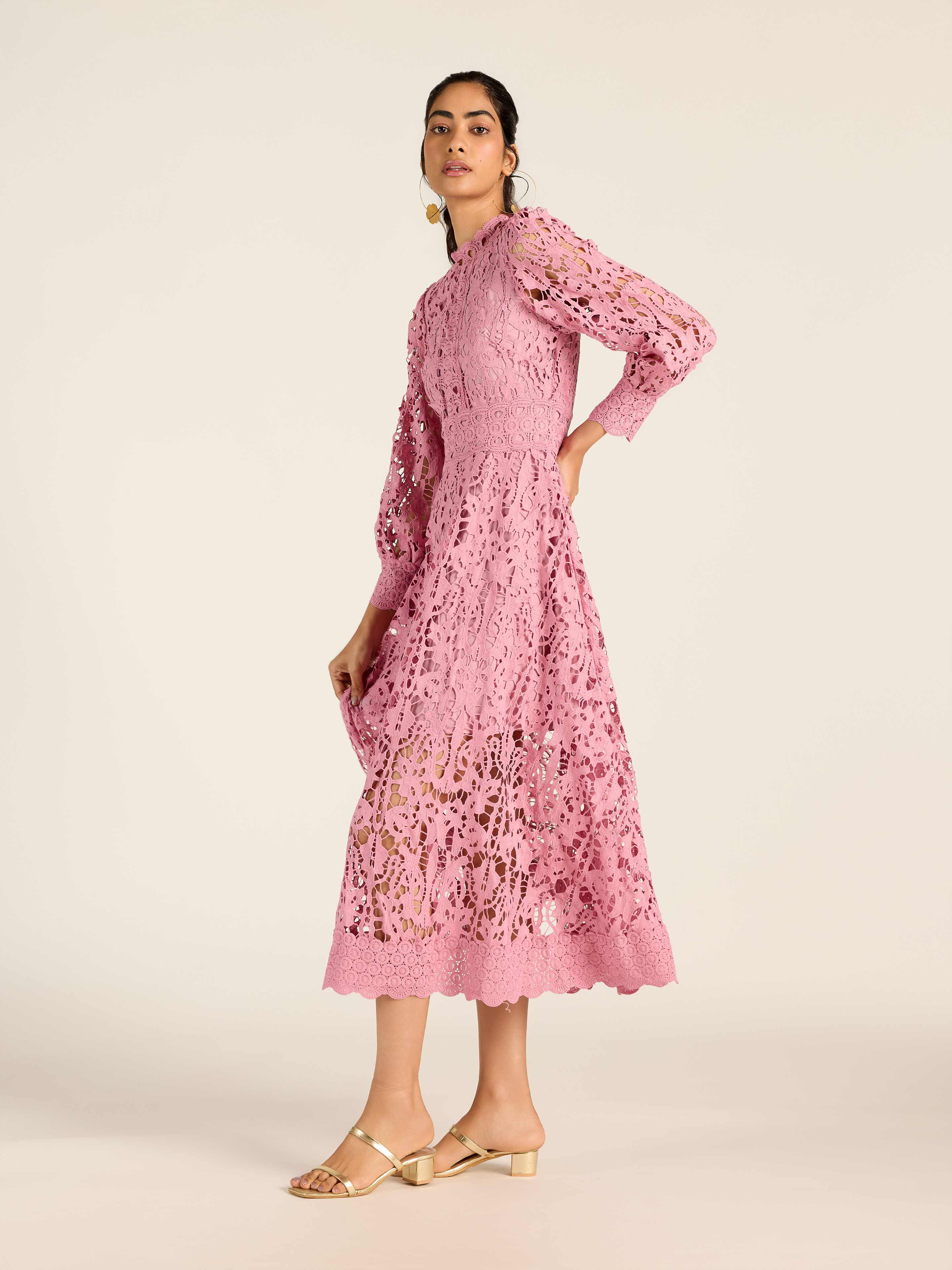 Pink Marin Long Dress