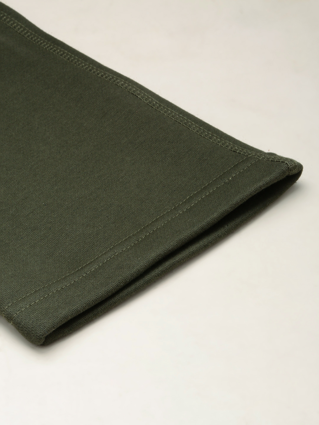 SHOWOFF Men's Solid Olive Relaxed Fit Regular Track Pant