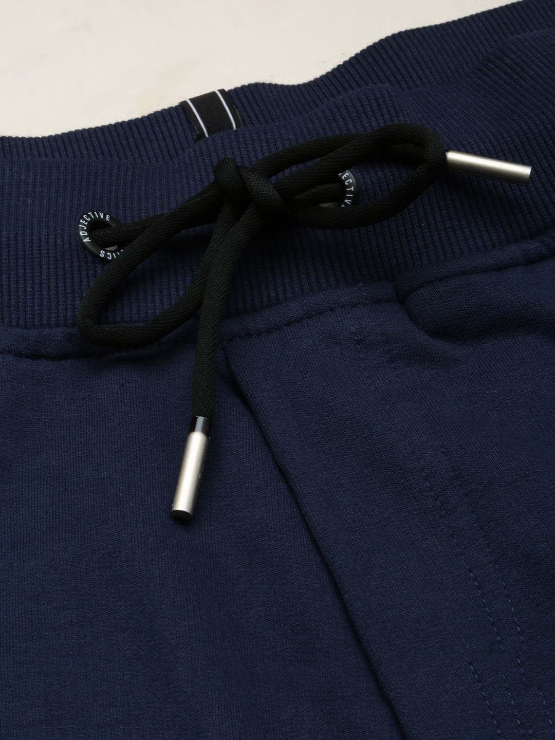 SHOWOFF Men's Solid Navy Blue Relaxed Fit Regular Track Pant