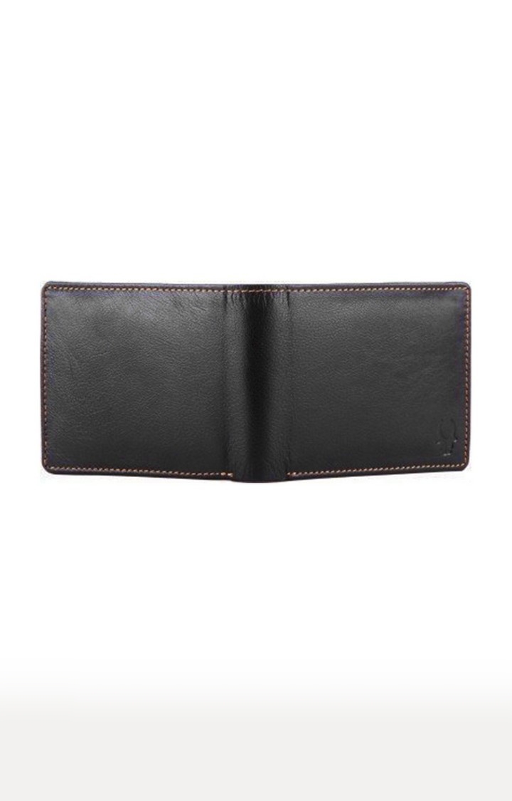 WildHorn | WildHorn RFID Protected Genuine High Quality Leather Black Wallet for Men 1