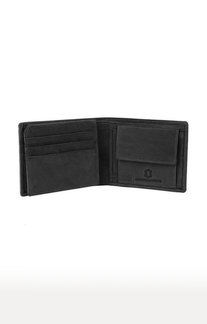 WildHorn | WildHorn RFID Protected Genuine High Quality Leather Grey Wallet for Men 2