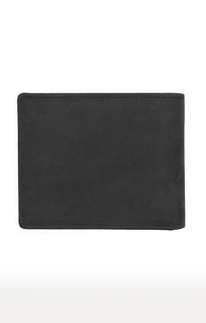 WildHorn | WildHorn RFID Protected Genuine High Quality Leather Grey Wallet for Men 1