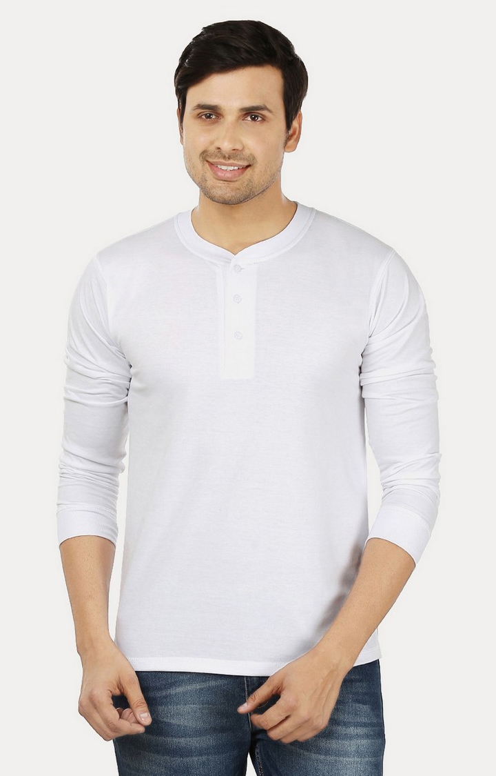 Weardo | Men's Green Cotton Solid Regular T-Shirts 1