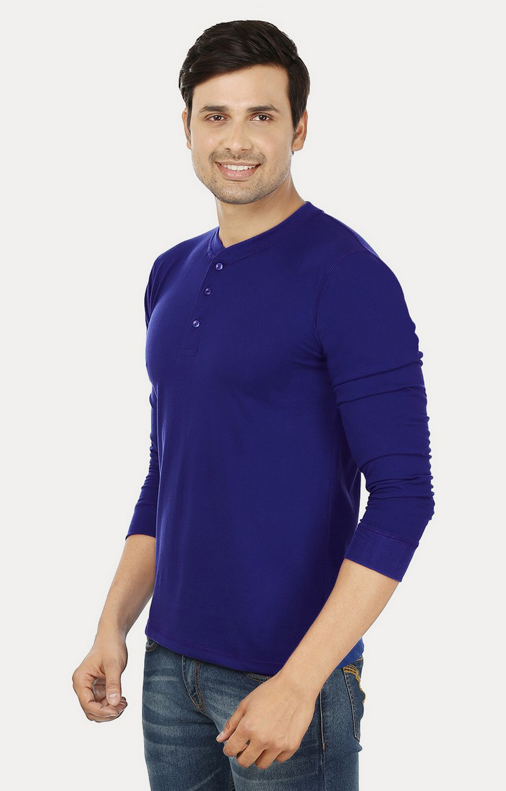 Men's Multicolor Cotton Solid Regular T-Shirts
