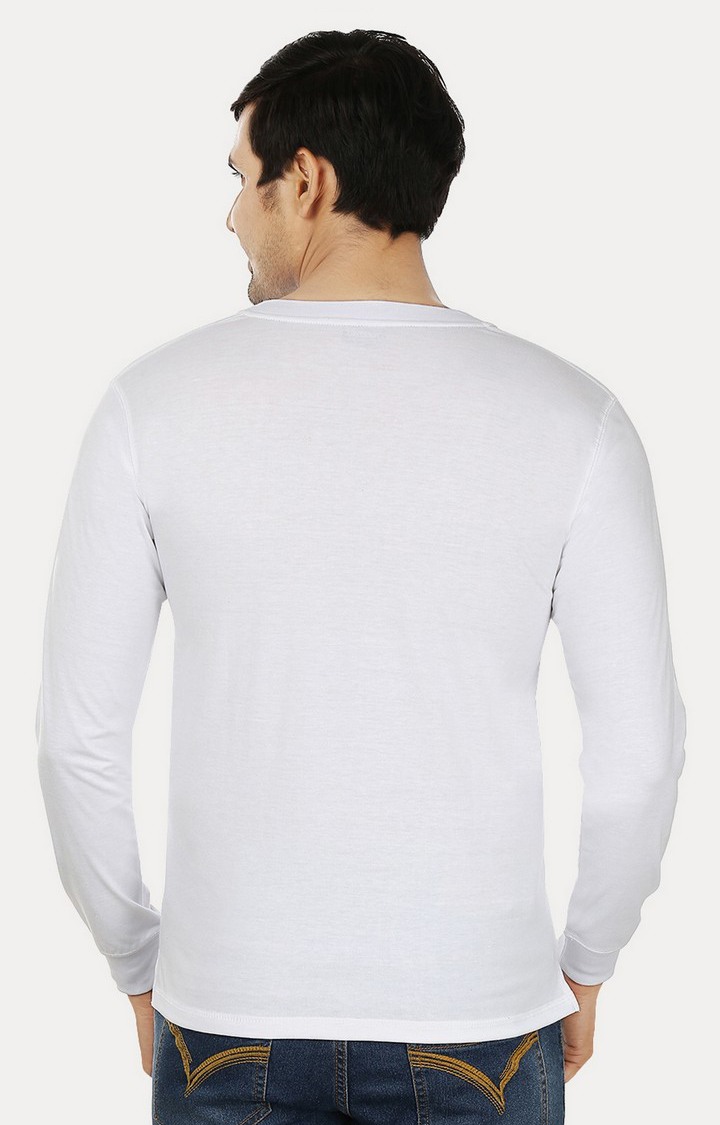 Men's Grey Cotton Solid Regular T-Shirts