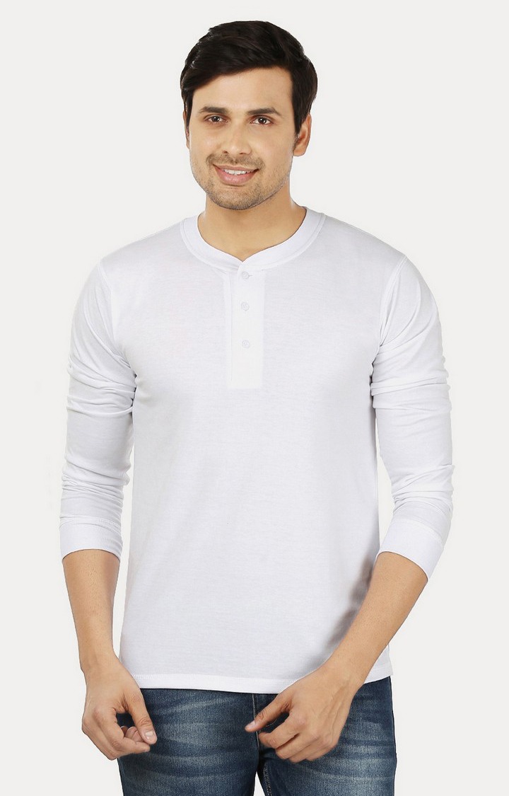 Men's Multicolor Cotton Solid Regular T-Shirts